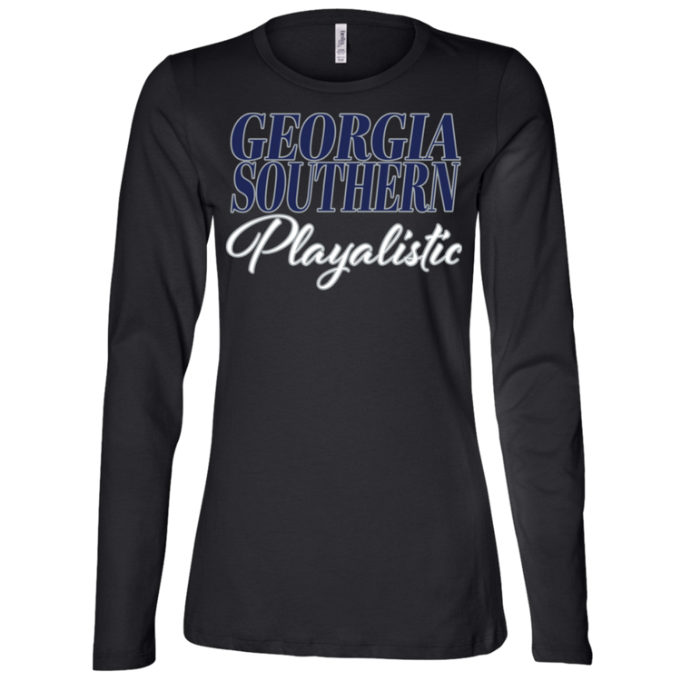 GA Southern - Southern Playalistic - Fashion Fitted Women's Jersey LS Missy Fit