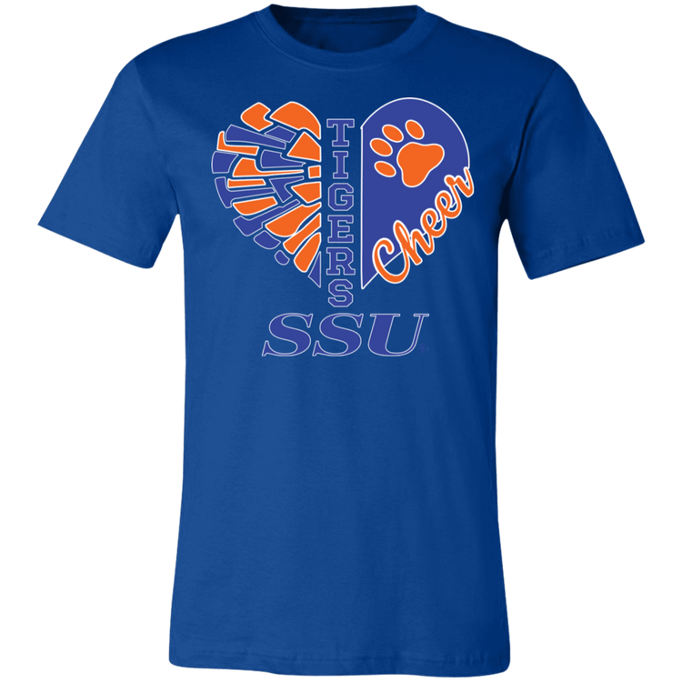 SSU - Tigers Cheer - Fashion Fitted Short-Sleeve T-Shirt