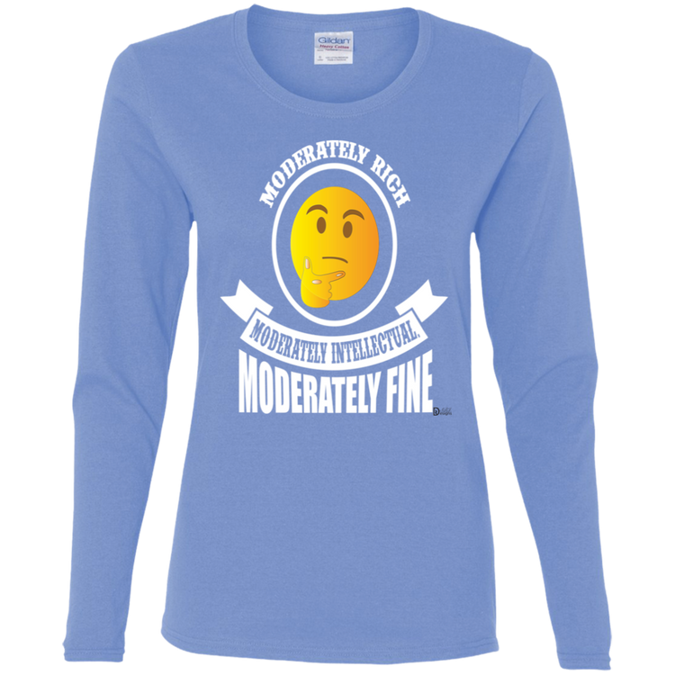 Moderately Rich - Intellectual - Fine - Women's LS Tee