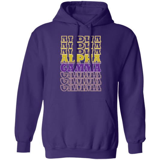 ALPHA GAMMA - ALPHA GAMMA - ALPHA GAMMA - Unisex Pullover Hoodie