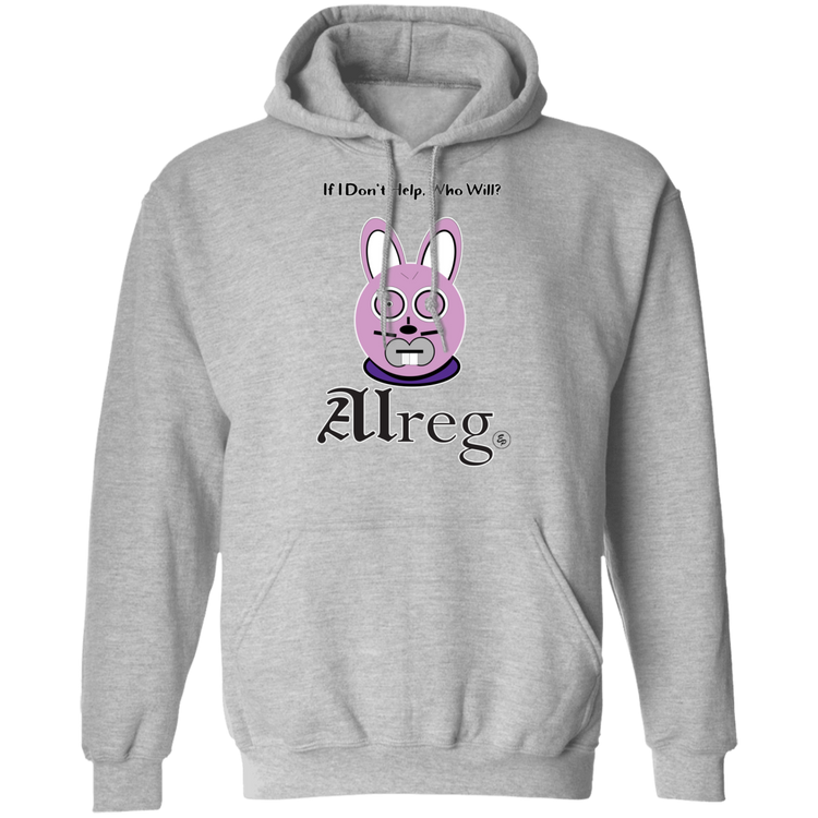 Alreg Adventures - Alreg Rabbit - If I dont help who will - Unisex Pullover Hoodie