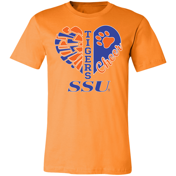 SSU - Tigers Cheer - Fashion Fitted Short-Sleeve T-Shirt