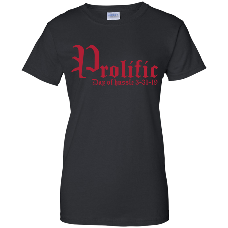 Prolific - Day of Hussle - Red - Women's Tee