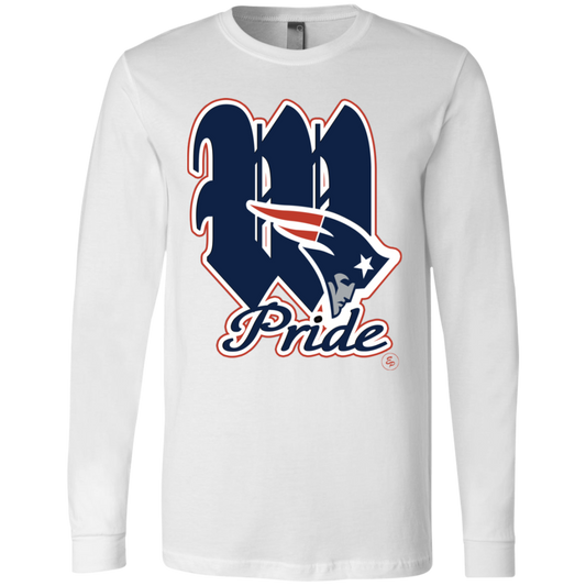 Westside Patriots Pride - Fitted Men's LS T-Shirt