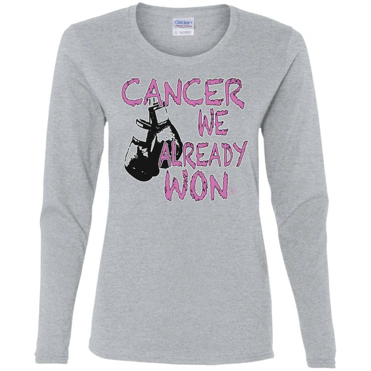 Cancer - We Already Won - Women's LS Tee