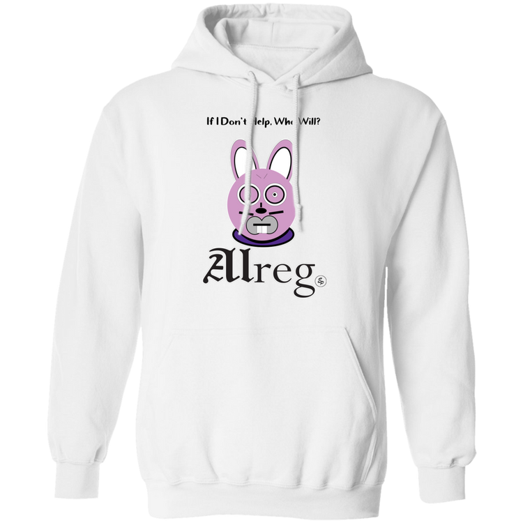 Alreg Adventures - Alreg Rabbit - If I dont help who will - Unisex Pullover Hoodie