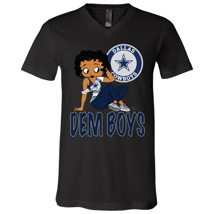 DEM Boys - Cowboys Betty - Fashion Fitted Men's V-Neck T-Shirt