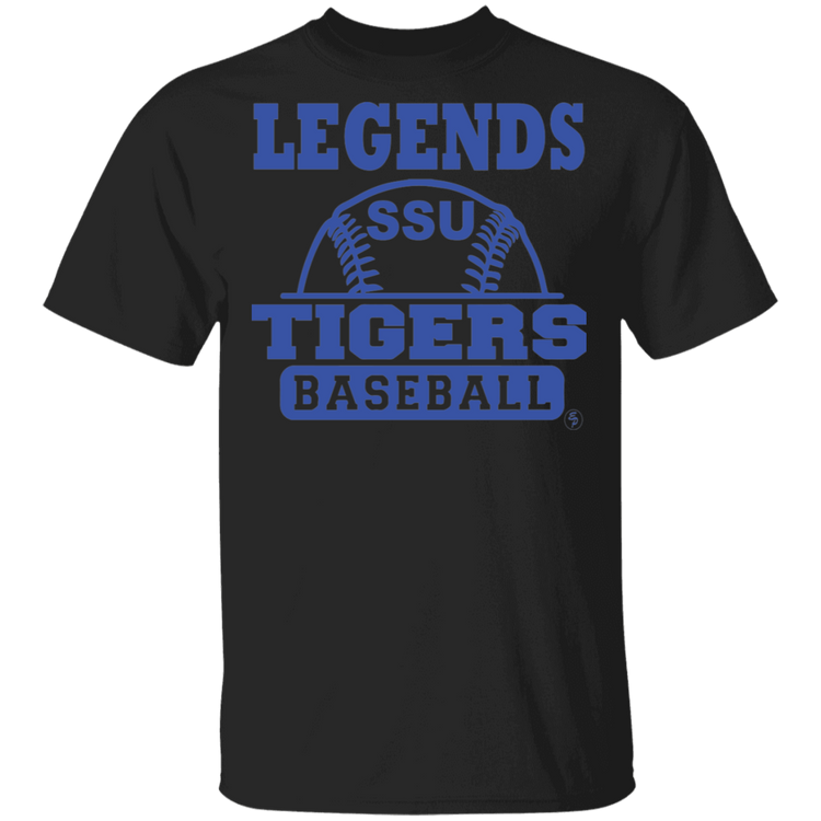 SSU - Tigers Baseball - Blue - Unisex  5.3 oz. T-Shirt