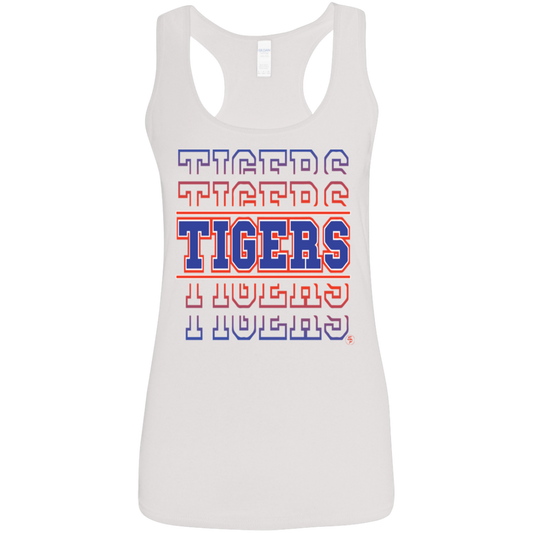 SSU - Tigers - Tigers - Tigers - Women's Softstyle Racerback Tank