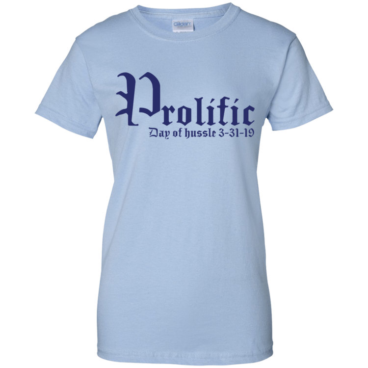 Prolific - Day of Hussle - Navy - Women's Tee