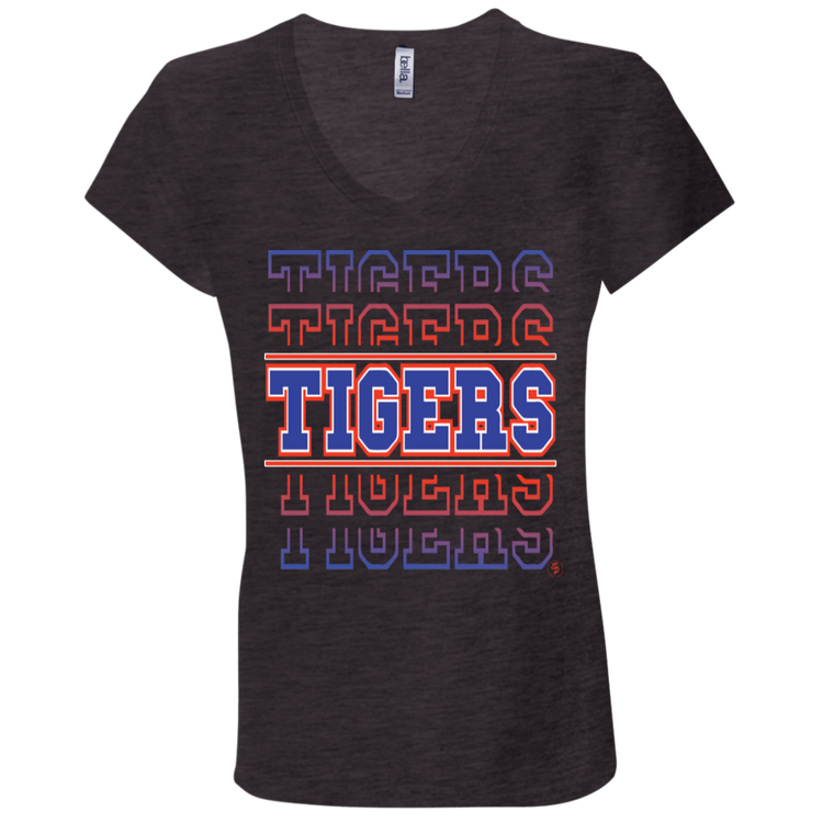 SSU - Tigers - Tigers - Tigers - Fashion Fitted Women's V-Neck T-Shirt