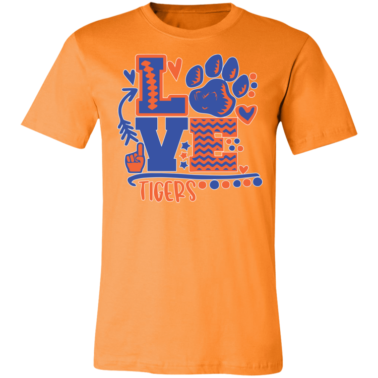 SSU - Love Tigers - Fashion Fitted Short-Sleeve T-Shirt