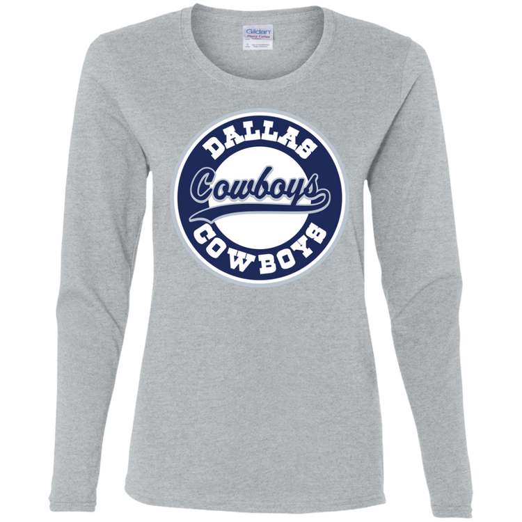 Dallas Cowboys Circle Tee - Women's LS Tee