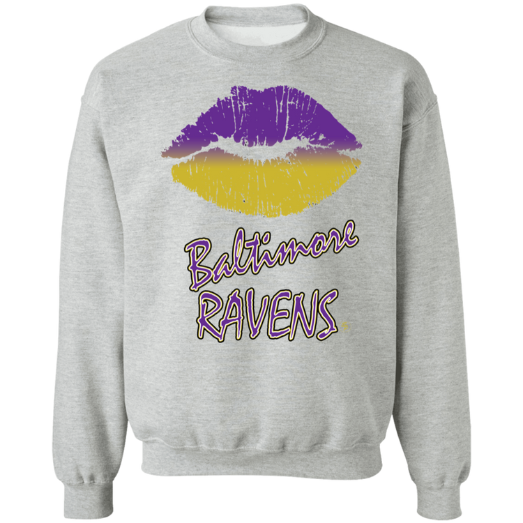 Ravens Kiss - Crewneck Pullover Sweatshirt