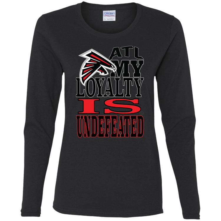 ATL Falcons Undefeated Loyalty - Women's LS Tee