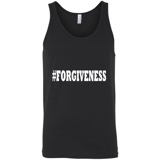 FORGIVENESS White - Black Label Unisex Tank