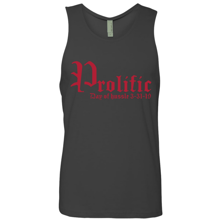 Prolific - Day of Hussle - Red - Men's Tank Top