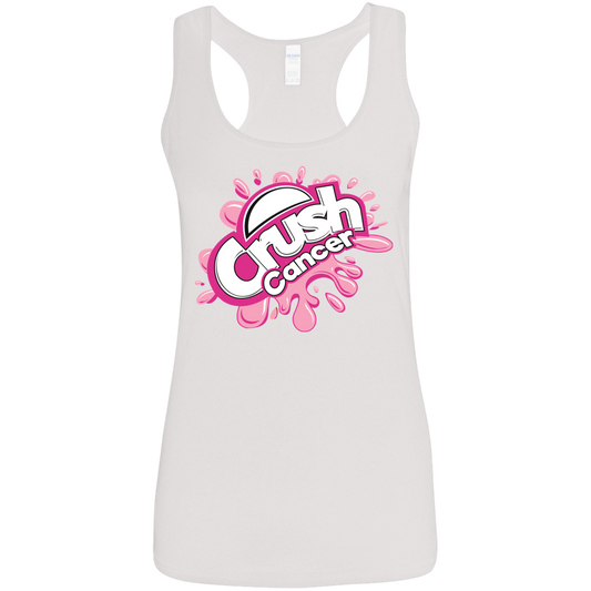 Crush-Breast Cancer - Women's Softstyle Racerback Tank