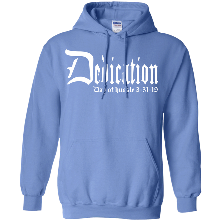 Dedication - Day of Hussle - White - Men's / Women's Pullover Hoodie