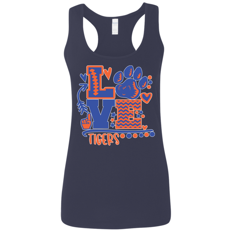 SSU - Love Tigers - Women's Softstyle Racerback Tank