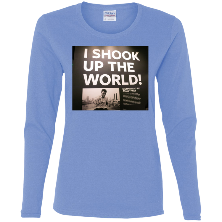 I Shook Up The World Women's LS Tee