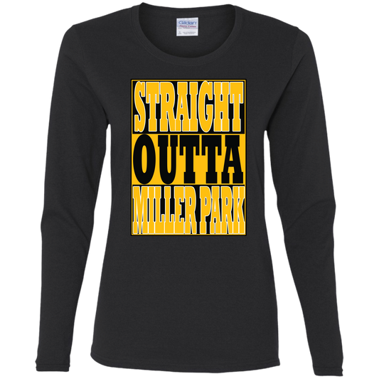 Straight Outta Miller Park - Women's LS Tee