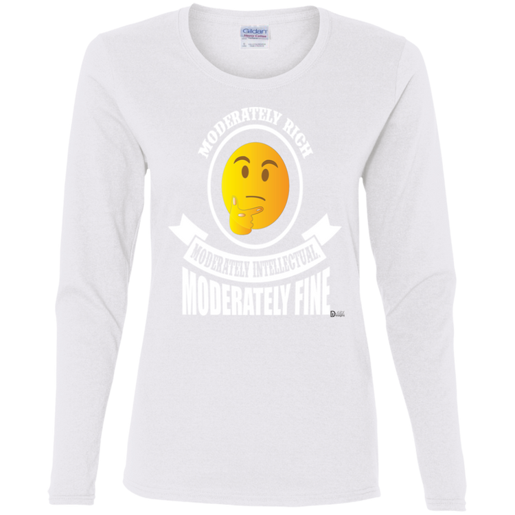 Moderately Rich - Intellectual - Fine - Women's LS Tee