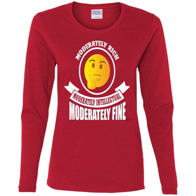 Moderately Rich - Intellectual - Fine - Women's LS Tee