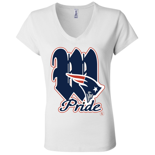 Westside Patriots Pride - Fitted Women's V-Neck T-Shirt