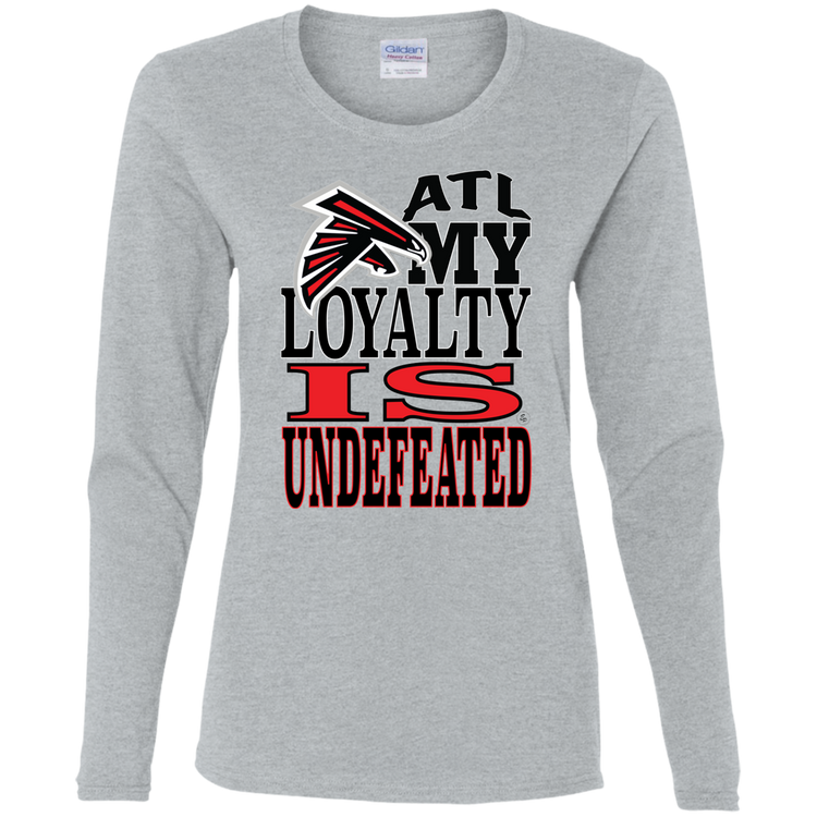 ATL Falcons Undefeated Loyalty - Women's LS Tee