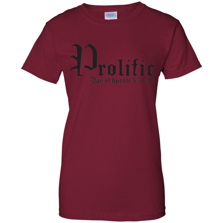 Prolific - Day of Hussle - Black - Women's Tee