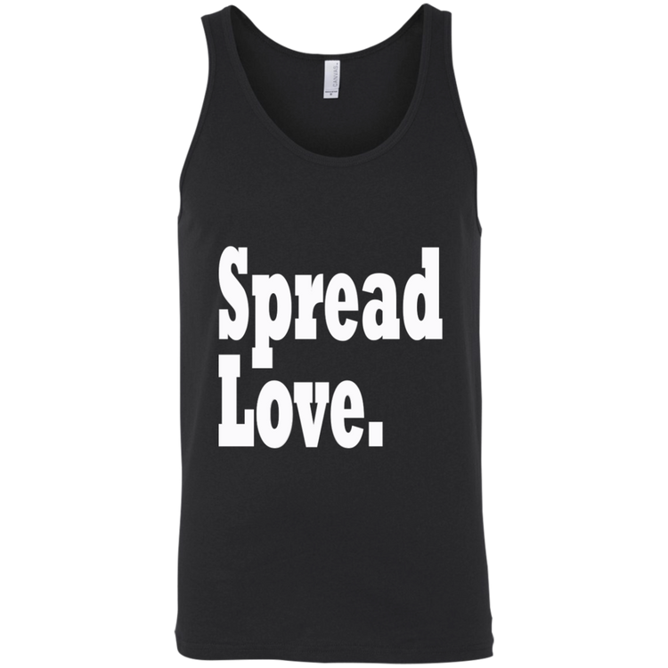 Spread Love White - Black Label Unisex Tank