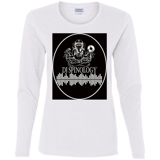 DJ SPINOLOGY - Gannesh Black - Women's LS Tee