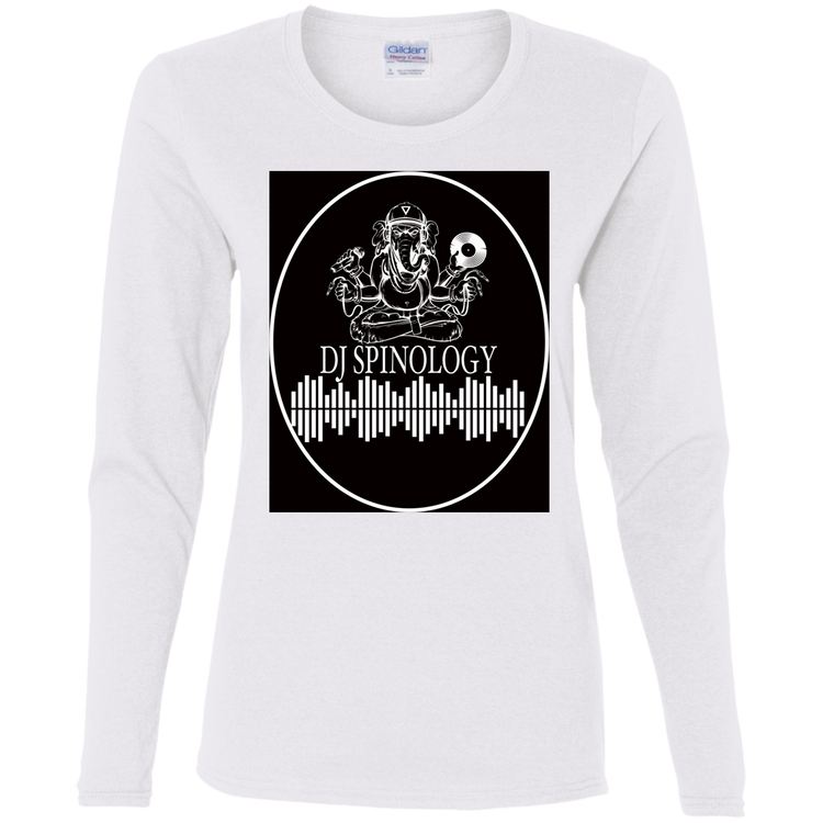 DJ SPINOLOGY - Gannesh Black - Women's LS Tee