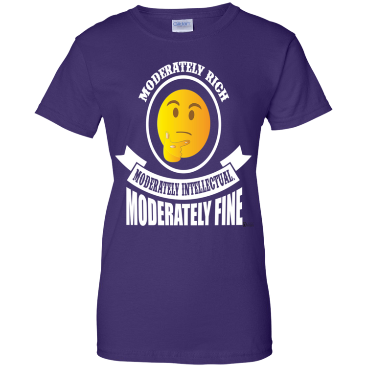 Moderately Rich - Intellectual - Fine - Women's Tee