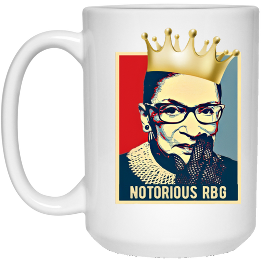 Notorious RBG - 21504 15 oz. White Mug