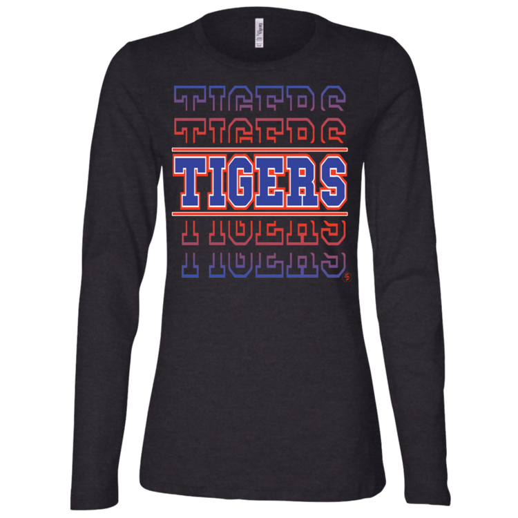 SSU - Tigers - Tigers - Tigers - Fashion Fitted Women's Jersey LS Missy Fit