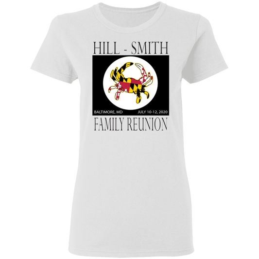 Hill-Smith Family Reunion 2020 -  Ladies' 5.3 oz. T-Shirt