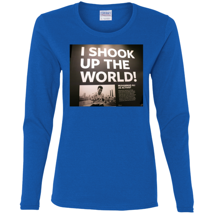 I Shook Up The World Women's LS Tee