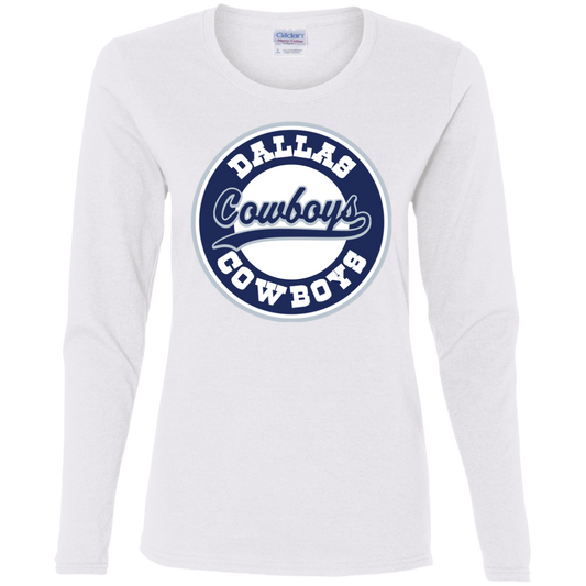 Dallas Cowboys Circle Tee - Women's LS Tee