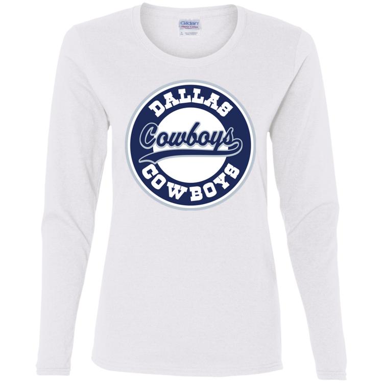 Dallas Cowboys Circle Tee - Women's LS Tee