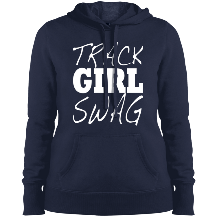 Track Girl Swag - Pullover Hooded Sweatshirt