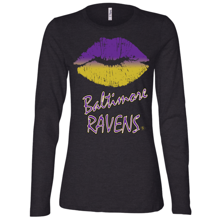 Ravens Kiss - Fitted Women's LS Missy Fit T-Shirt