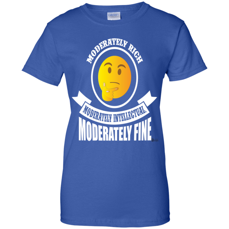 Moderately Rich - Intellectual - Fine - Women's Tee