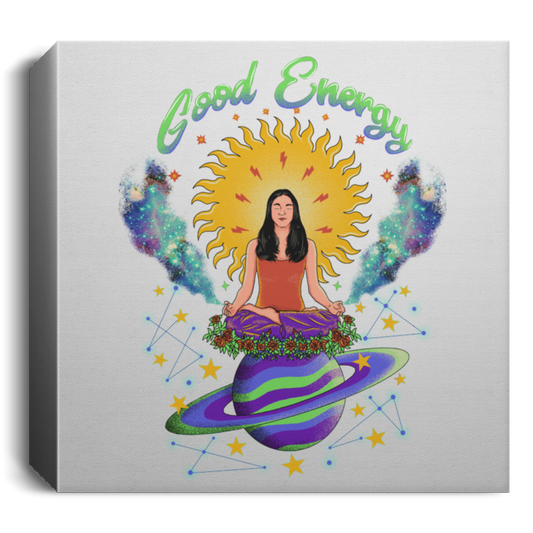 Good Energy - Deluxe Square Canvas 1.5in Frame