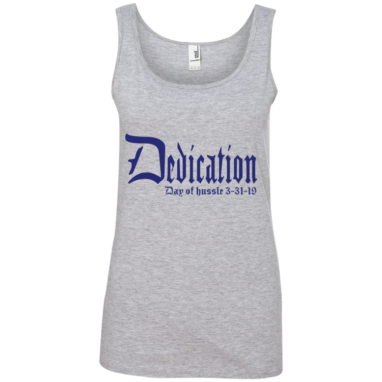 Dedication - Day of Hussle - Navy - Women's Tank Top