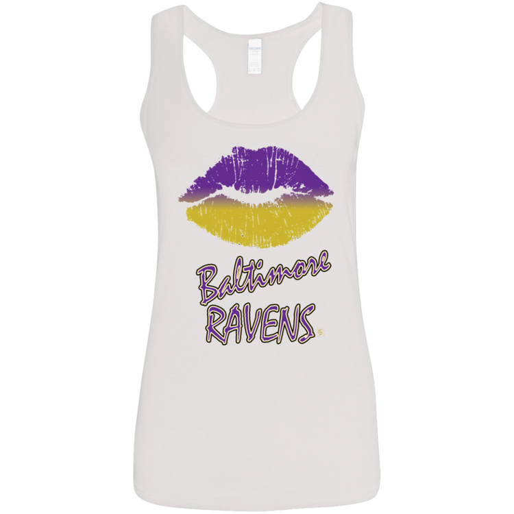 Ravens Kiss - Women's Softstyle Racerback Tank