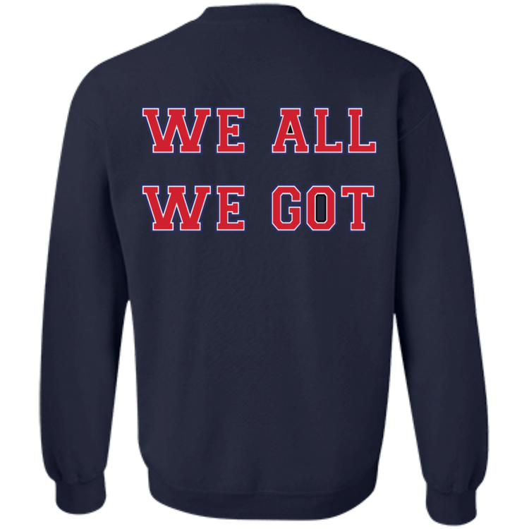 OM Patriots Football - Crewneck Pullover Sweatshirt