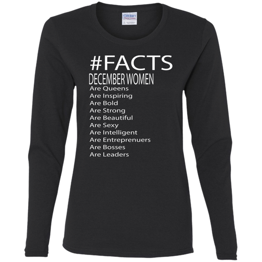 Facts - December Women - Women's LS Tee