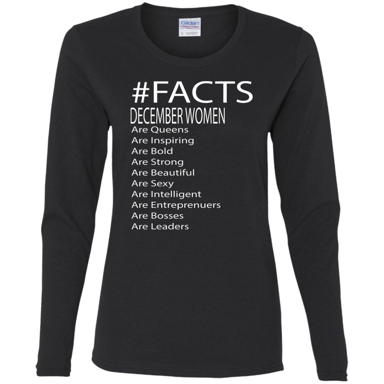 Facts - December Women - Women's LS Tee